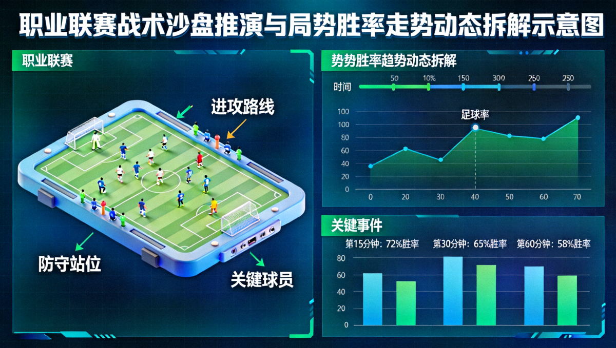 职业联赛战术沙盘推演与局势胜率走势动态拆解示意图